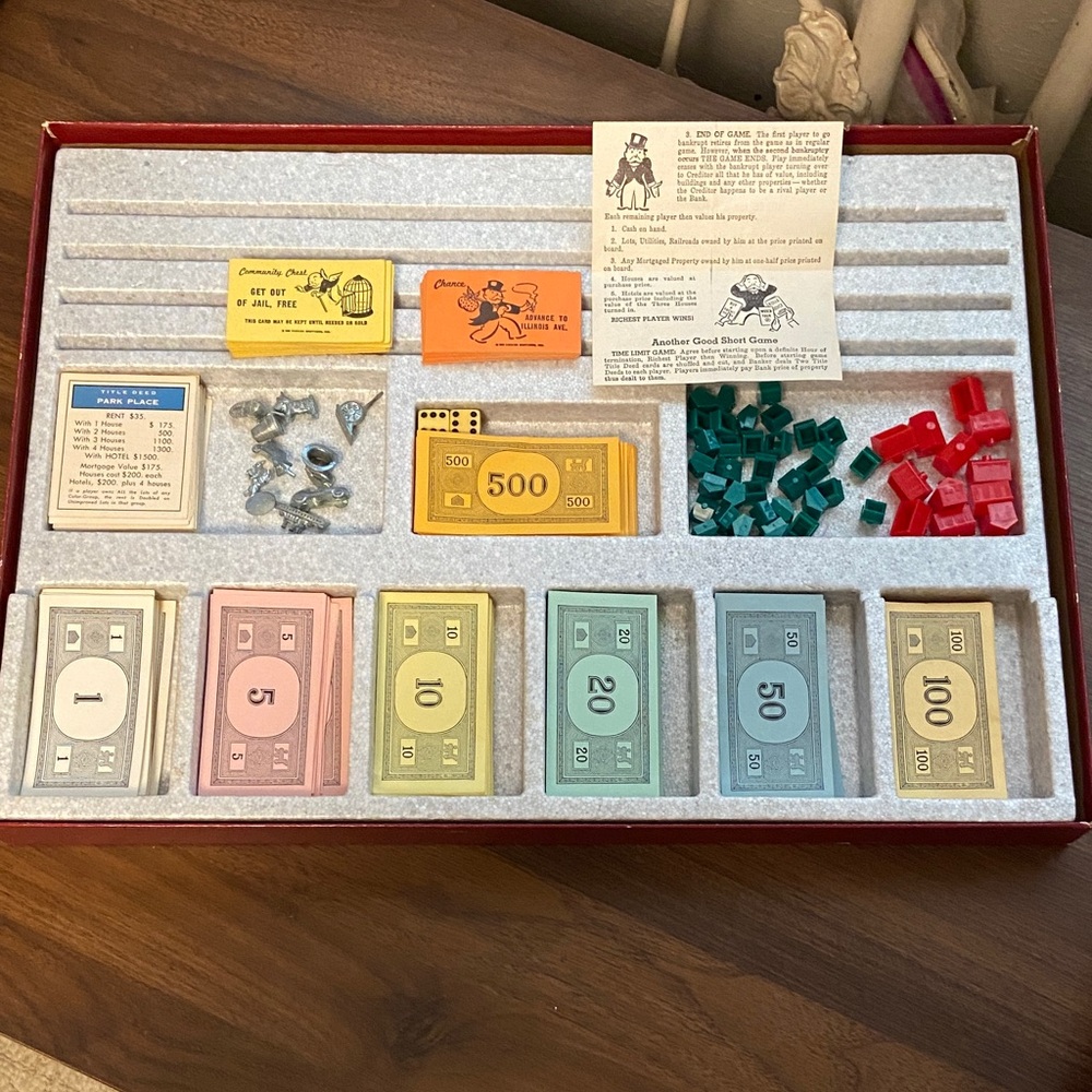 1961 Monopoly Collectors Edition by Parker Brothers Vintage Board Game - Picture 3 of 14